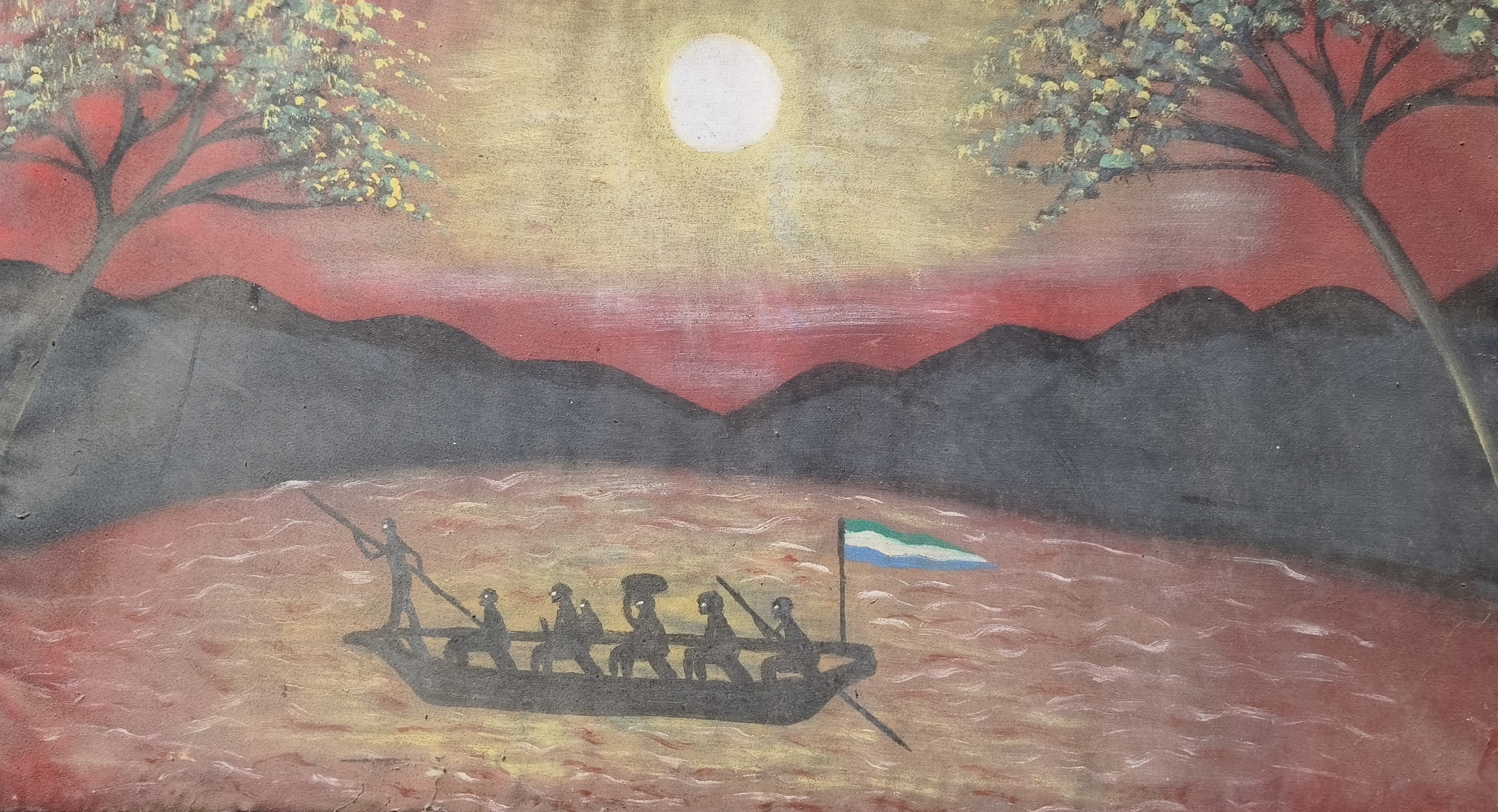 Flag on the Water