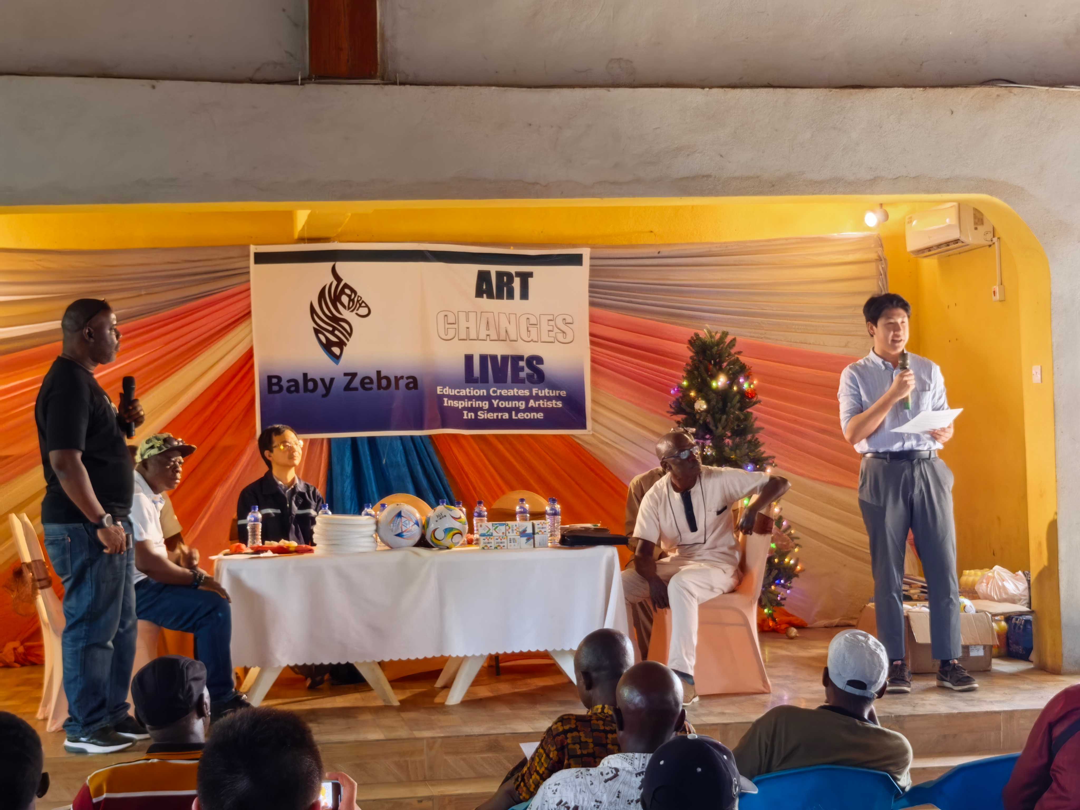 Baby Zebra founder Jacky Chang delivered a keynote address and presented certificates and prizes to the winners.                         10 January 2025